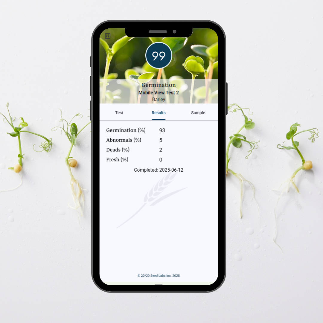 Germination & Sample Assessment Sessions