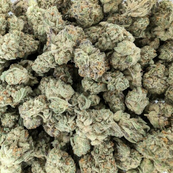 Close up photo of a bag of super silver haze