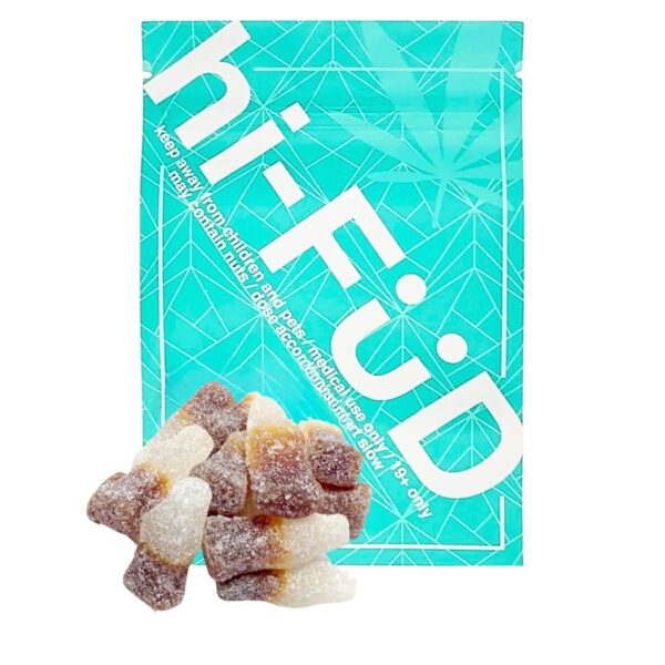 THC Mini Cola Bottles - 500mg