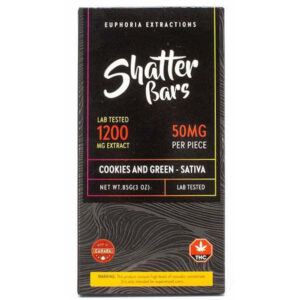 Sativa Cookies & Green Shatterbar – 1200mg