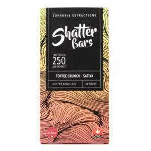 Sativa Toffee Crunch Shatterbar