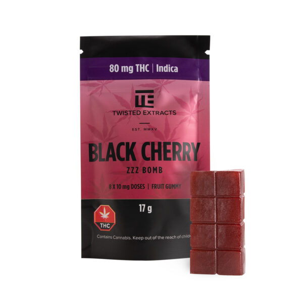 ZZZ Bomb - Black Cherry 80mg THC Indica