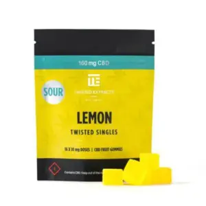 Sour Lemon Twisted Singles - 160mg CBD