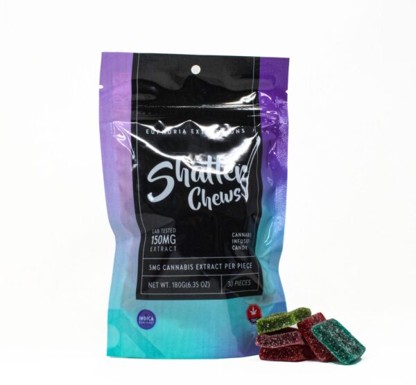 THC Shatter Chews - Indica - 150mg