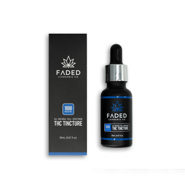 Faded Cannabis Co. THC Tinctures 1000mg