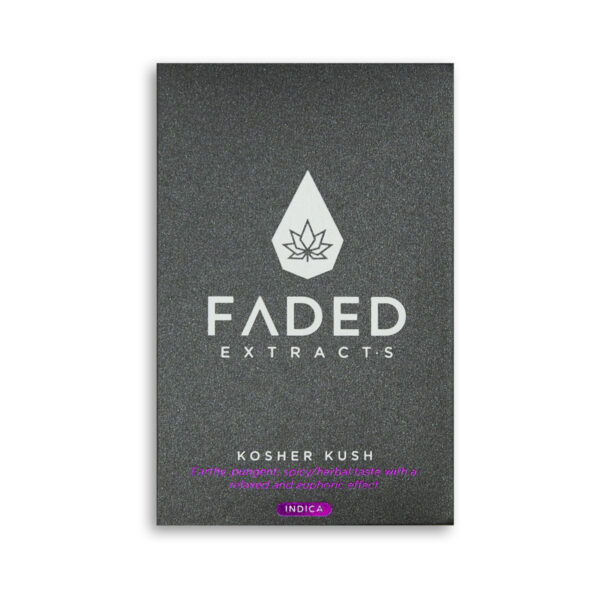 Faded Extracts – Indica Shatter – Kosher Kush – 1g