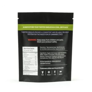 Twisted Extracts - Sour Green Apple Twisted Singles - 160mg THC - Sativa - Image 2