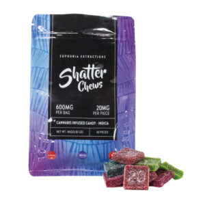 THC Shatter Chews - Indica - 600mg