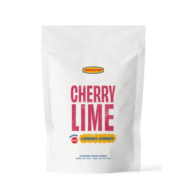 Sour Cherry Lime - THC Gummies - 500mg