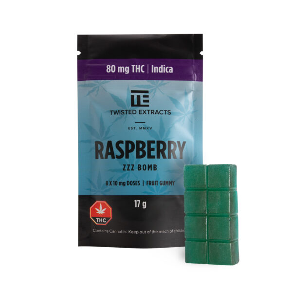 ZZZ Bomb - Raspberry 80mg THC Indica