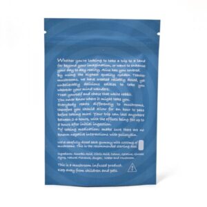Alice Blue Raspberry Mushroom Gummies Back
