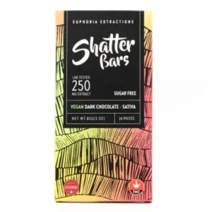 Sativa Vegan Dark Chocolate Shatterbar