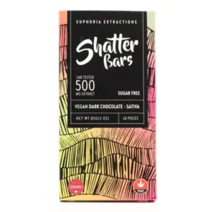 Sativa Vegan Dark Chocolate Shatterbar