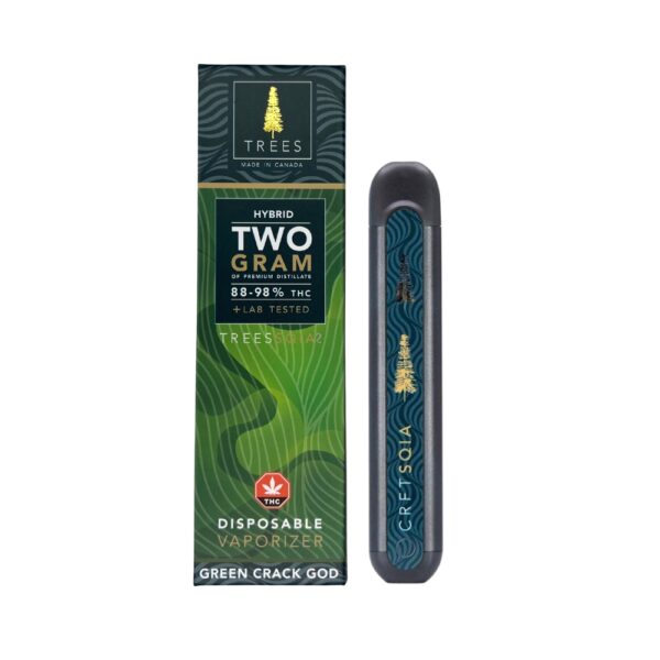 Disposable Vape Pen - 2 Gram - Green Crack God
