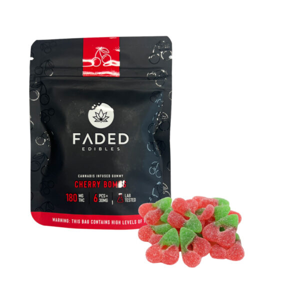 faded edibles cherry bombs