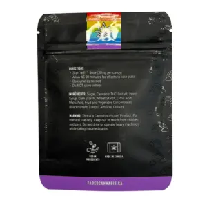 Faded Edibles - Rainbow Sherbet Gummies - 180mg THC - Image 2