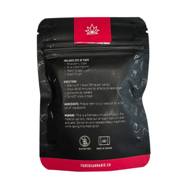 Faded Edibles - Fruit Pack Gummies - 240mg THC - Image 2