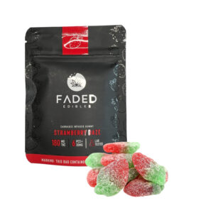 faded edibles sour strawberries