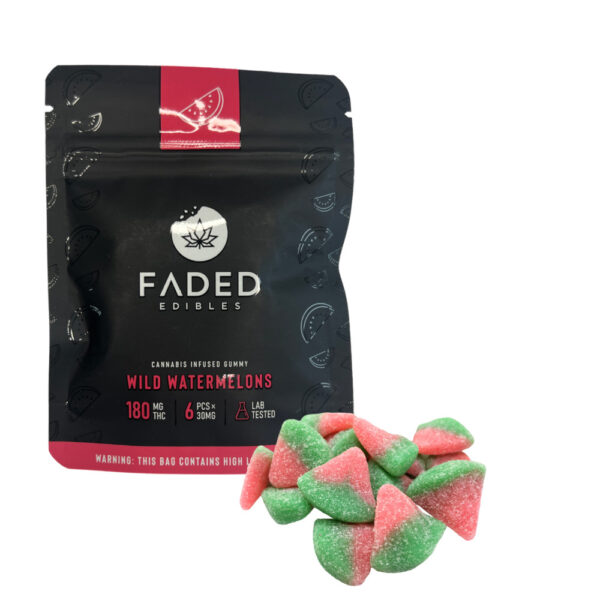 faded edibles sour watermelons