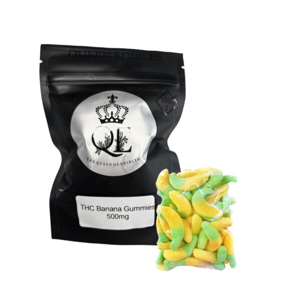 queen edibles 500 banana gummies