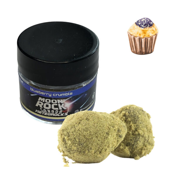 moonrock blueberry crumble