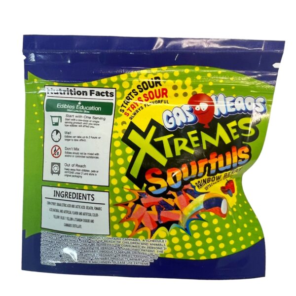 Gas Heads Xtremes Sourfuls - 600MG THC - Image 2