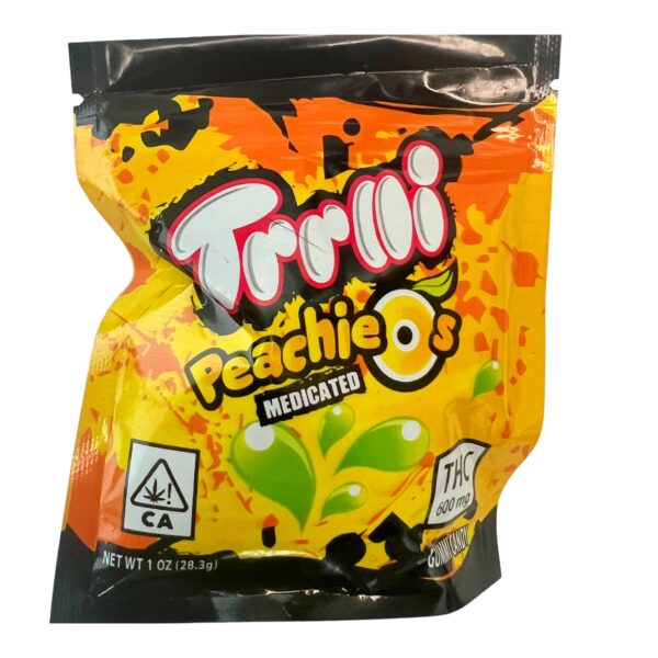 Trrlli Peachie Os Gummies - 600MG THC