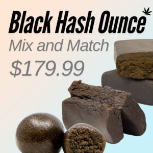 An image graphic for black hash mix and match deals