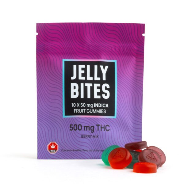 Jelly Bites - Indica Fruit Punch Mix - 500mg THC