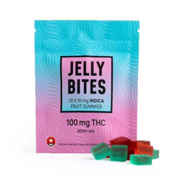 Jelly Bites - Indica Berry Mix - 100mg THC
