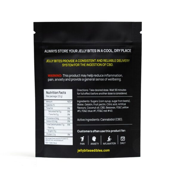 Jelly Bites - CBD Light & Fruity Mix - 500mg - Image 2