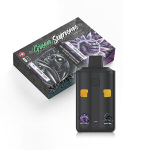 Photo of the Purple Punch X Death Tuna – 6mL in front of its branded cardboard packaging on a clean white background
