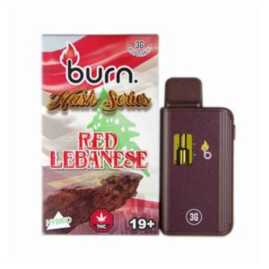 The Straight Goods - Red Lebanese Hash 3g THC Vape on a clean white background