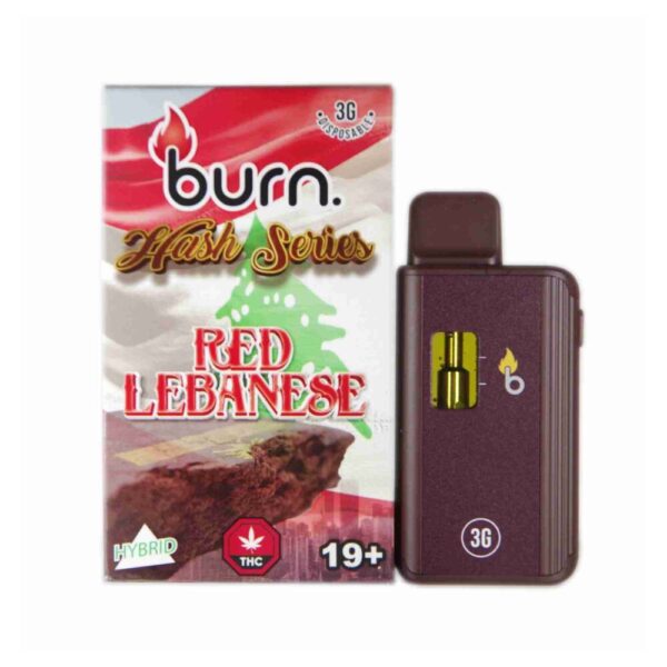 The Straight Goods - Red Lebanese Hash 3g THC Vape on a clean white background