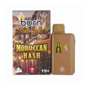 The Straight Goods - Moroccan Hash 3g THC Vape on a clean white background