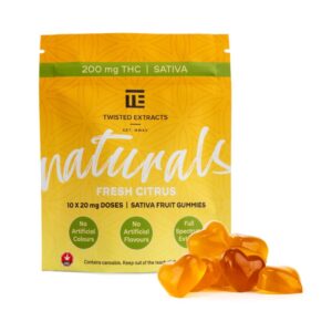 Twisted Naturals - Fresh Citrus Gummies - 200mg THC
