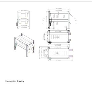 Pro King Triple 4 post lift, detail view 2