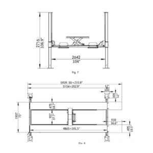 Lift King HD64000 specialty lift, detail view 2