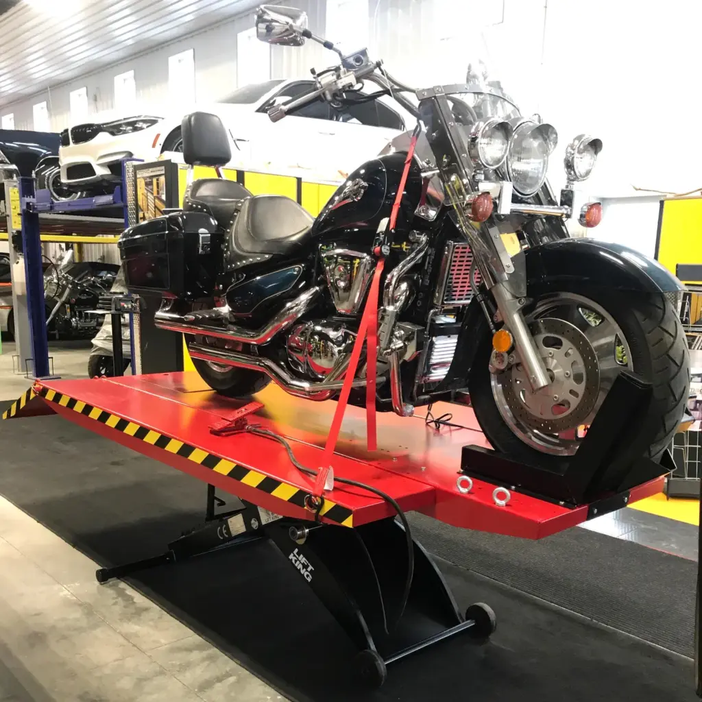 P 1100 Motorcycle Lift motorcycle/atv lift, 1,100 lbs capacity, Lift King Calgary