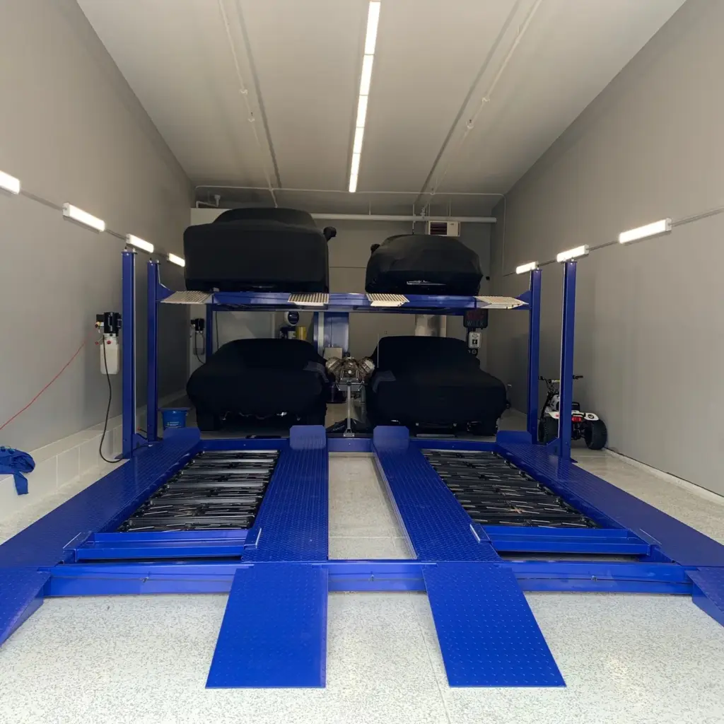 Goliath Double Wide 4 post lift, detail view 2