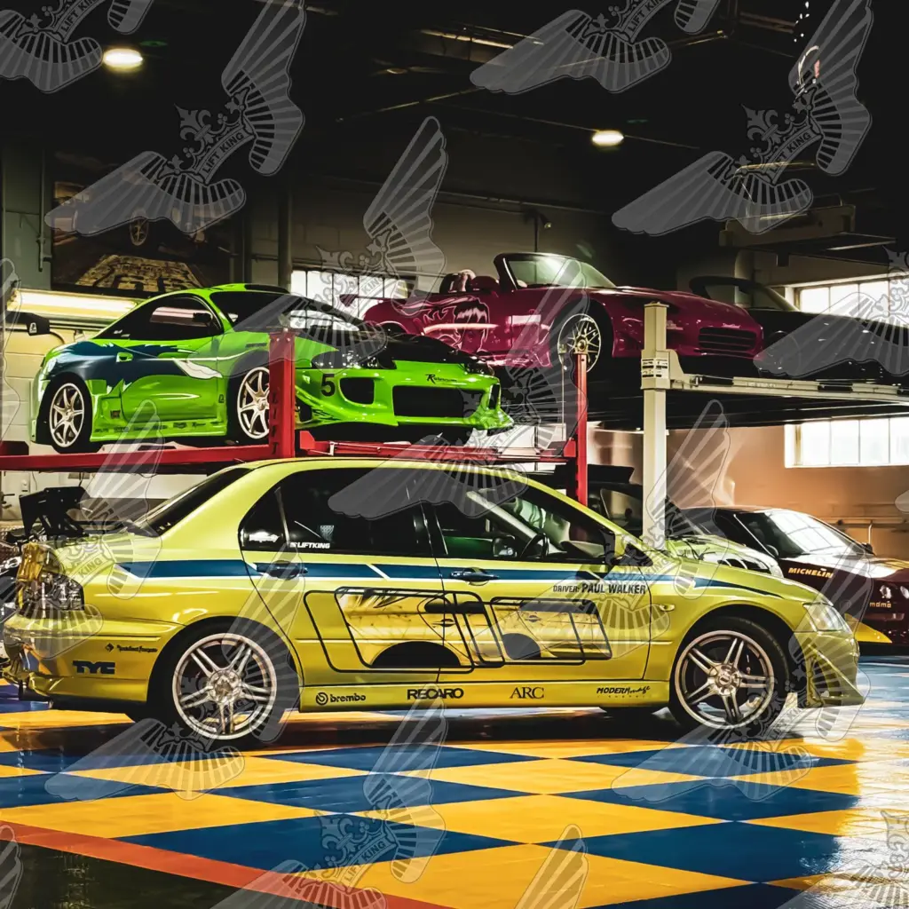 Fast and Furious Print Brian’s Mitsubishi Evo V2 prints, Lift King Calgary