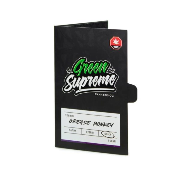 Green Supreme - Indica Shatter - Grease Monkey - 1g