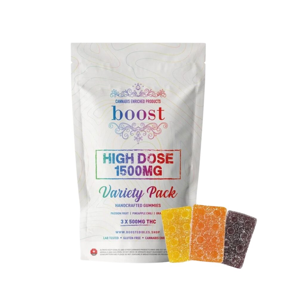 Boost - High Dose Variety Pack Gummies - 1500mg THC
