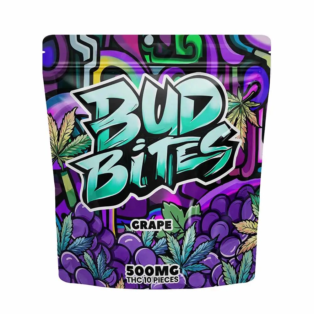 Bud Bites - Grape Gummies - 500mg THC