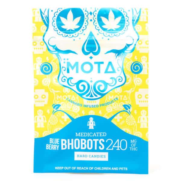 Mota Blue Berry Bhobots Hard Candies bag