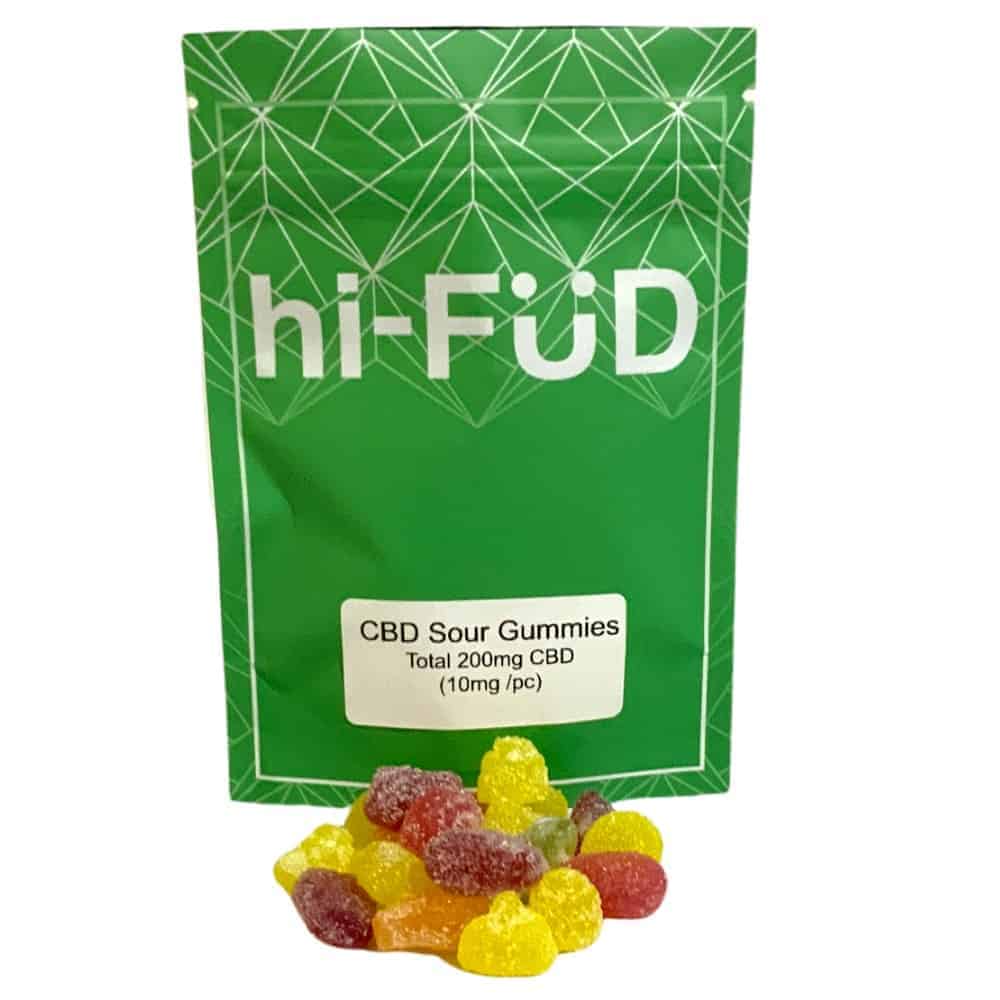 hi-FÜD - CBD Sour Gummies - 200mg