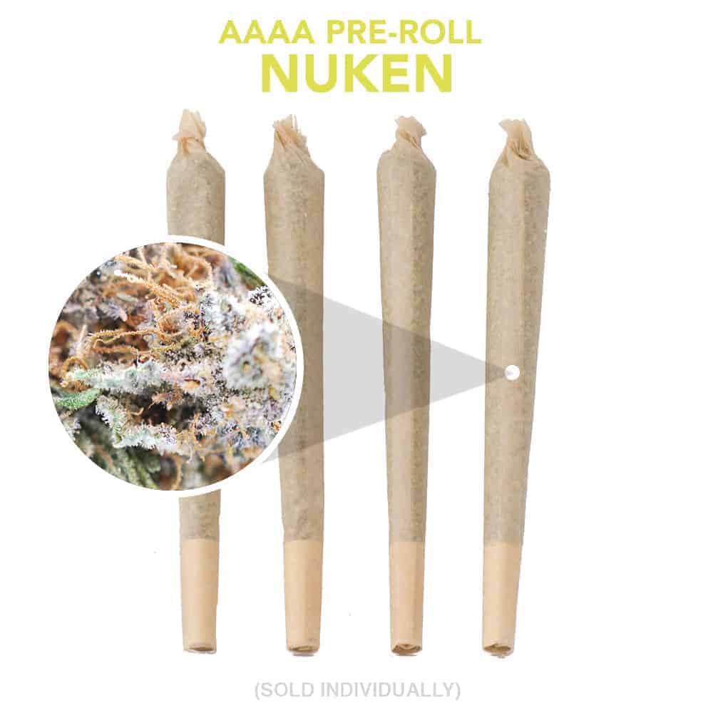 AAAA Pre Roll - Nuken- 1g Indica