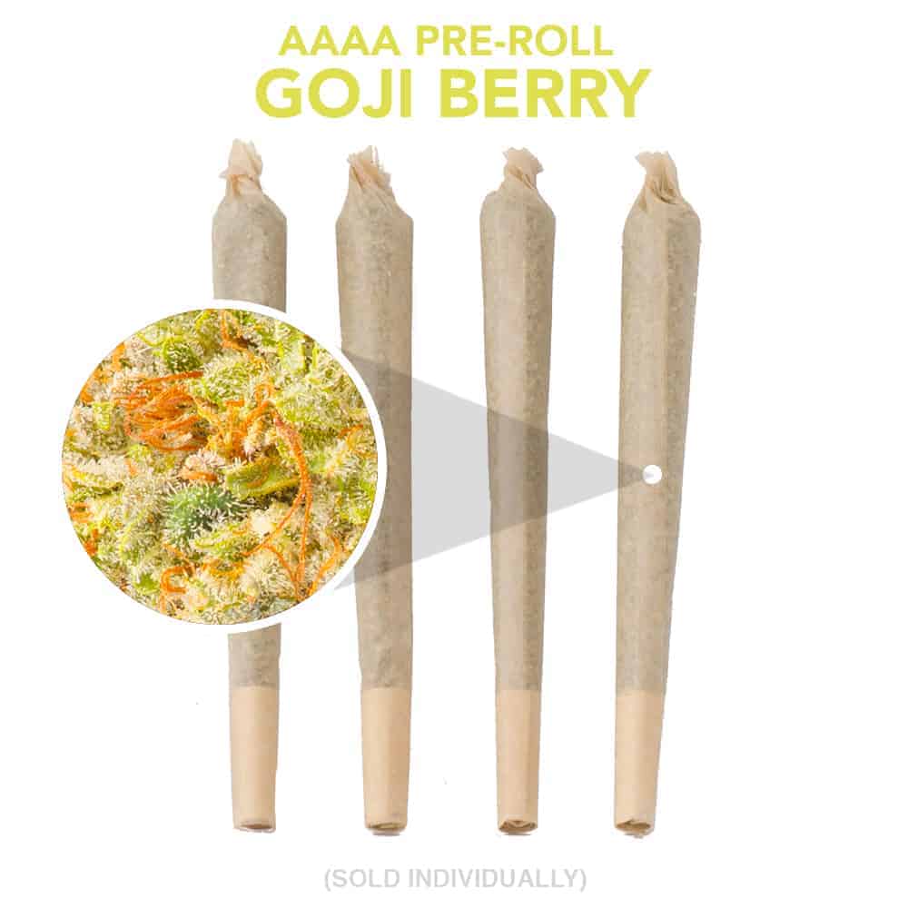 AAAA Organic Pre Roll - Goji Berry- 1g Indica