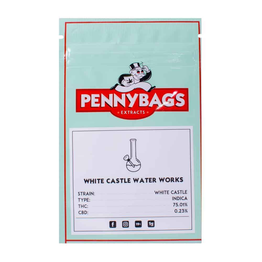 Pennybags Extracts - White Castle Water Works - Indica Shatter 1g